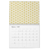 Bloem van het leven / Blume des Lebens - gouden pa Kalender (Feb 2027)