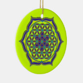 Bloem van het Leven / Blume des Lebens - Lotus Con Keramisch Ornament (Rechts)