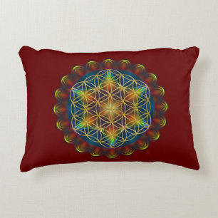 Bloem van het Leven / Blume des Lebens - Mandala I Decoratief Kussen