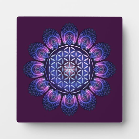 BLOEM VAN HET LEVEN / Blume des Lebens - Mandala I Fotoplaat (Voorkant)