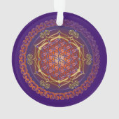 Bloem van het leven / Blume des lebens - Ornament (achterkant)