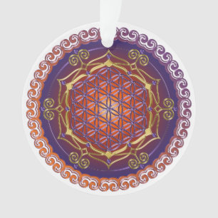 Bloem van het leven / Blume des lebens - Ornament