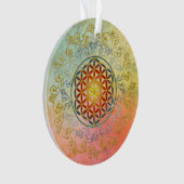 Bloem van het leven / Blume des lebens - Ornament  (voorkant)