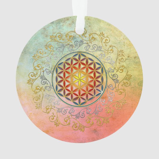 Bloem van het leven / Blume des lebens - Ornament  (achterkant)