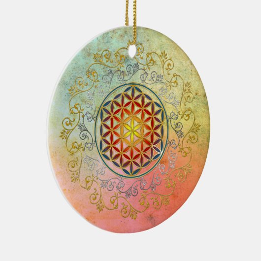 Bloem van het leven / Blume des lebens - Ornament  (Rechts)