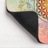 Bloem van het leven / Blume des lebens - Ornament  Muismat (Hoek)