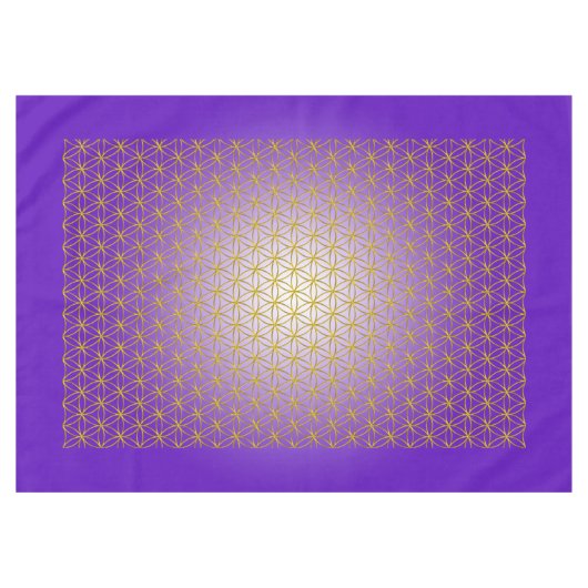 Bloem van het leven / Blume des Lebens - patroongo Tafelkleed (Voorkant (Horizontaal))