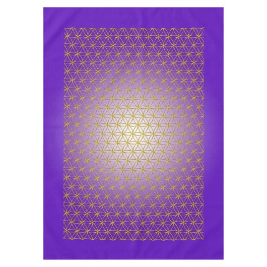 Bloem van het leven / Blume des Lebens - patroongo Tafelkleed (Voorkant)