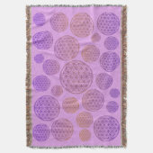 Bloem van het leven / Blume des Lebens - patroonvi Deken (Voorkant Verticaal)