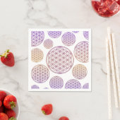 Bloem van het leven / Blume des Lebens - patroonvi Servetten (Insitu)