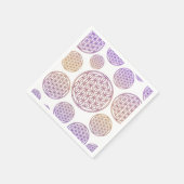 Bloem van het leven / Blume des Lebens - patroonvi Servetten (Hoek)