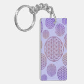 Bloem van het leven / Blume des Lebens - patroonvi Sleutelhanger (Voorkant Links)