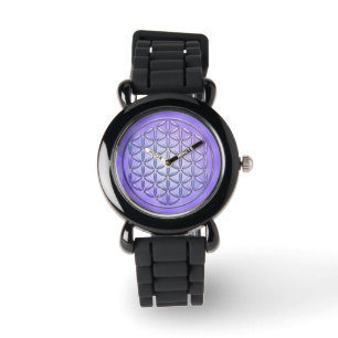 Bloem van het leven / Blume des Lebens - postzegel Horloge