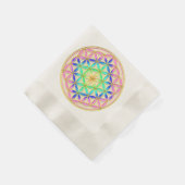 Bloem van het leven Blume des Lebens Romantische k Servetten (Hoek)