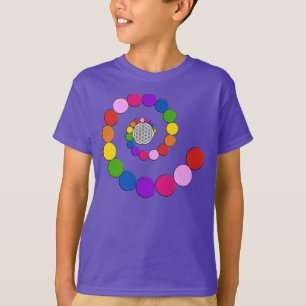 Bloem van het leven / Blume des Lebens - spiraalvo T-shirt