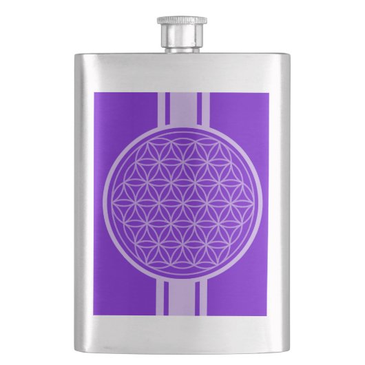 Bloem van het leven / Blume des Lebens - wit trans Flacon (Voorkant)