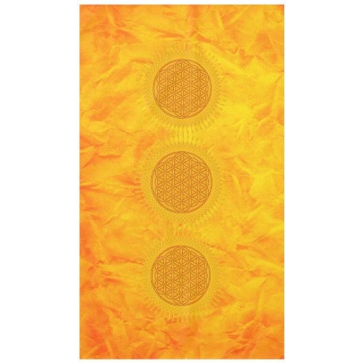 Bloem van het leven / Blume des Lebens - zonnig Tafelkleed (Voorkant)