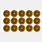 bloem van het leven, chakra, zen, heilige geometri labels (Vel)