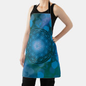 bloem van het leven, chakra, zen, heilige geometri schort (Insitu)