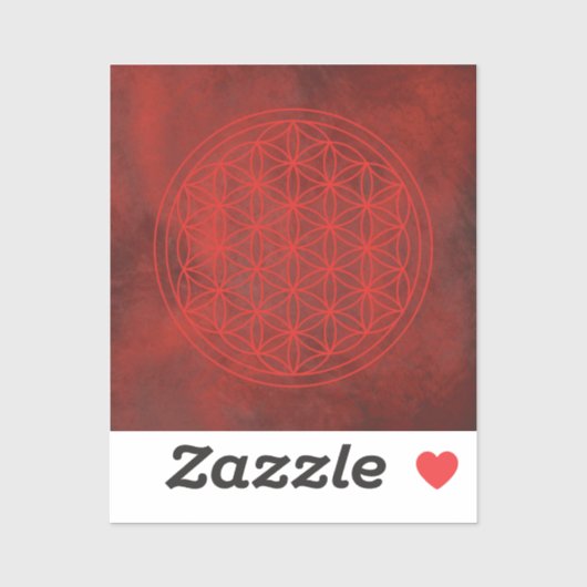 bloem van het leven, chakra, zen, heilige geometri sticker (Vel)