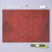 bloem van het leven, chakra, zen, heilige geometri tissuepapier (Craft)