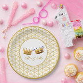 Bloem van het leven en het kruiuwhuwelijk papieren bordje (Feest)