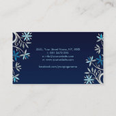 Bloem van het leven - Flourish Yoga Ornament Visitekaartje (Achterkant)