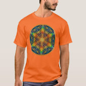 BLOEM VAN HET LEVEN - Fractale Bloei 1 T-shirt (Voorkant)