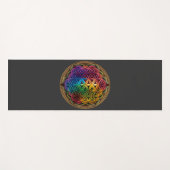 Bloem van het leven Geometrie Chakra Meditation Yogamat (Voorkant (horizontaal))