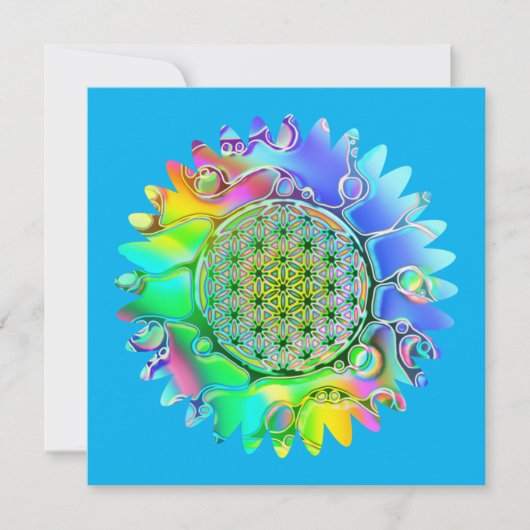 Bloem van het Leven - Geometrische Bloem 5 (Voorkant)