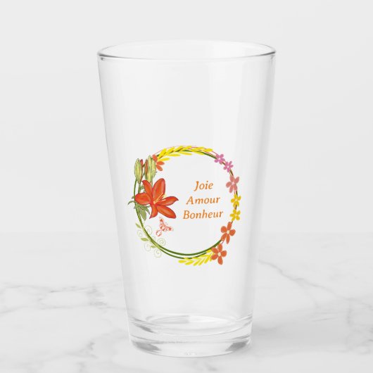 bloem van het leven glas (Voorkant)
