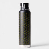 BLOEM VAN HET LEVEN - goudstijl patroon Waterfles (Links)
