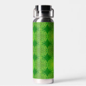 BLOEM VAN HET LEVEN - groen mix patroon Waterfles (Achterkant)