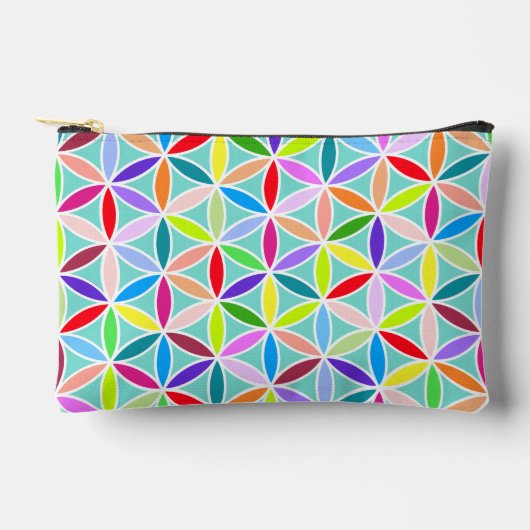 Bloem van het leven Grote Patroon – Meerkleurig Etui (Voorkant)