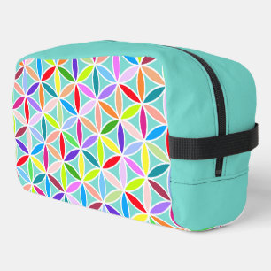 Bloem van het leven Grote Patroon – Meerkleurig Toilettasje