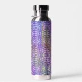BLOEM VAN HET LEVEN - grunge patroon 3 Waterfles (Rechts)