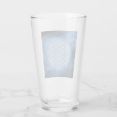 bloem van het leven, heilig geometrisch, chakra,be glas (Achterkant)