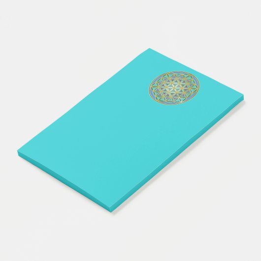 BLOEM VAN HET LEVEN - Heilig Geometrisch Ontwerp 1 Post-it® Notes (Schuin)