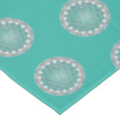 BLOEM VAN HET LEVEN - Heilige Geometrie Licht 2 Tafelkleed (Gekanteld)