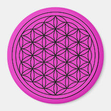 Bloem van het Leven Heilige Geometrie Magneet