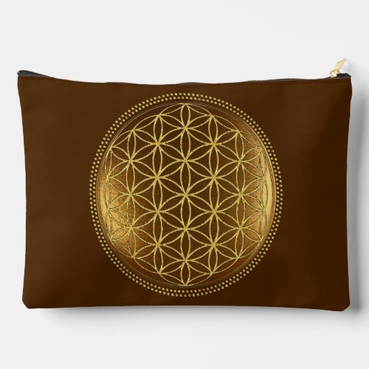 BLOEM VAN HET LEVEN - Heilige Geometrie Medaillon Etui (Achterkant)