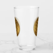 BLOEM VAN HET LEVEN - Heilige Geometrie Medaillon  Glas (Links)