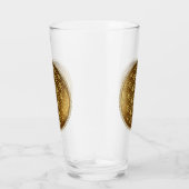 BLOEM VAN HET LEVEN - Heilige Geometrie Medaillon  Glas (Rechts)