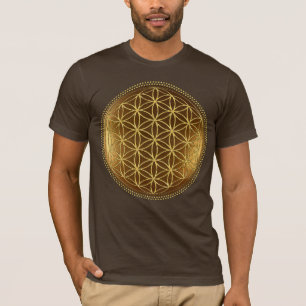 BLOEM VAN HET LEVEN - Heilige Geometrie Medaillon  T-shirt