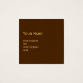 BLOEM VAN HET LEVEN - Heilige Geometrie Medaillon  Vierkante Visitekaartjes (Achterkant)