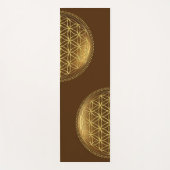 BLOEM VAN HET LEVEN - Heilige Geometrie Medaillon  Yogamat (Voorkant)