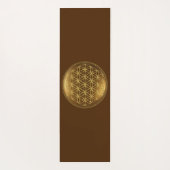 BLOEM VAN HET LEVEN - Heilige Geometrie Medaillon  Yogamat (Achterkant)