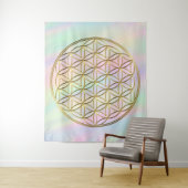 BLOEM VAN HET LEVEN - Heilige Geometrie Symbool go Wandkleed (In situ)