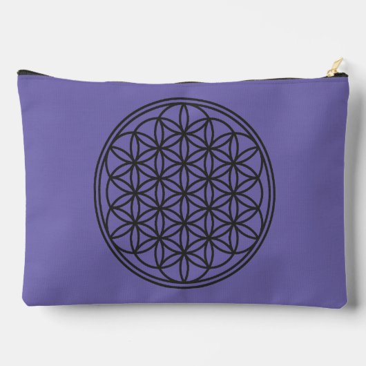 BLOEM VAN HET LEVEN - Heilige Geometrie Symbool om Etui (Achterkant)