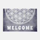 BLOEM VAN HET LEVEN - Heilige Geometrie Symboolomt Deurmat (Voorkant)